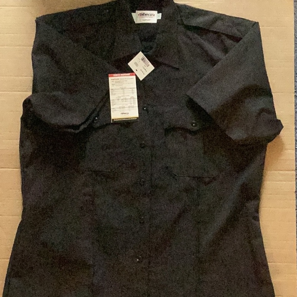 NWT Elbeco TekTwill Black Shirt #G9220